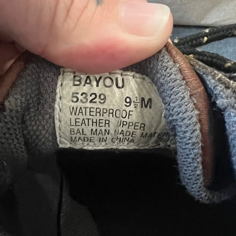G.H.‎ Bass & Co. Bayou Waterproof Leather Hiking Shoes Men's 9.5M EUC
